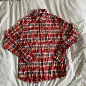A.P.C. Plaid Button Up Shirt